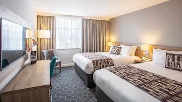 Hypo-allergenic bedding, desk, iron/ironing board