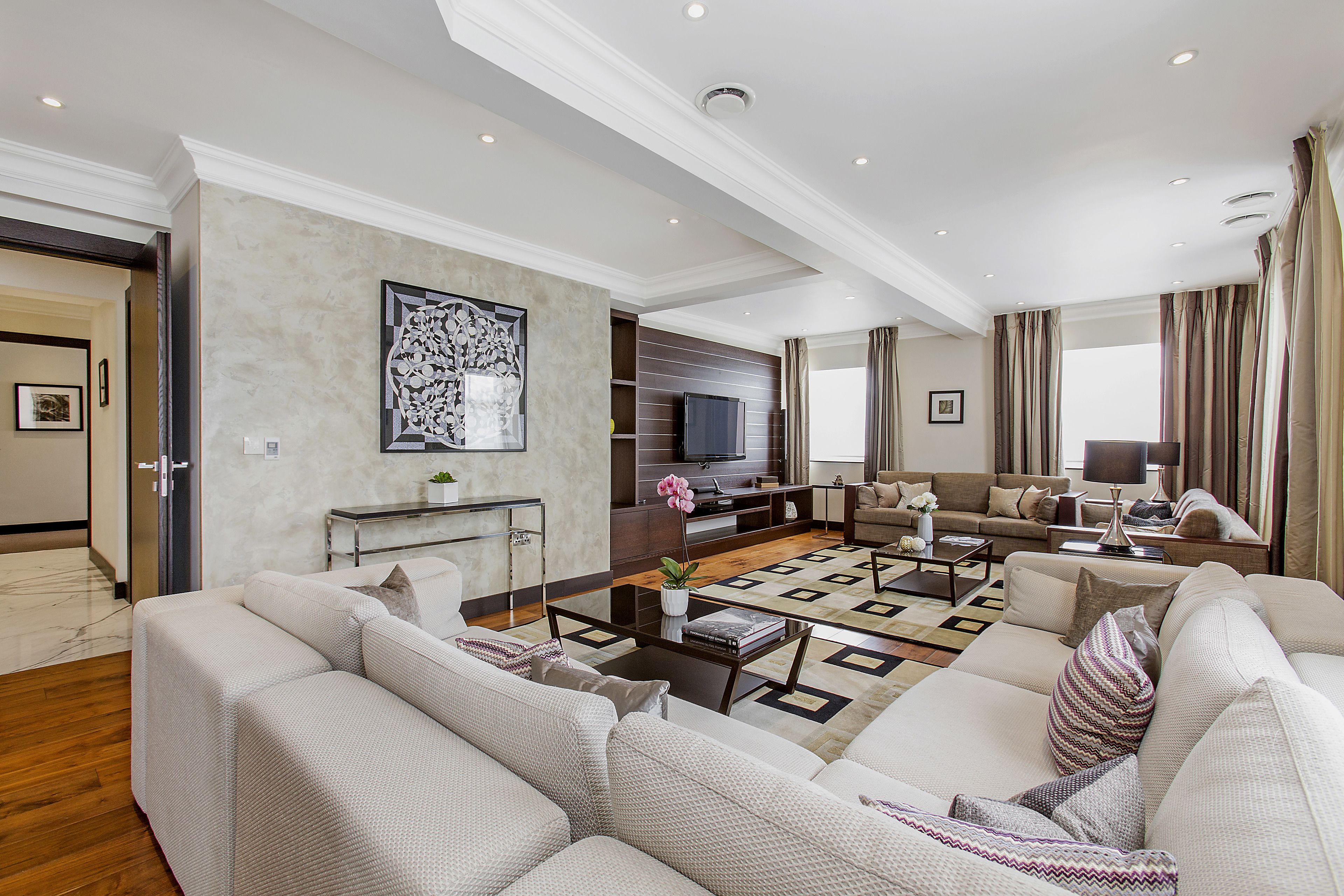 Penthouse Panoramic - 4 sovrum | Vardagsrum | LCD-tv, dvd-spelare och en iPod-dockningsstation