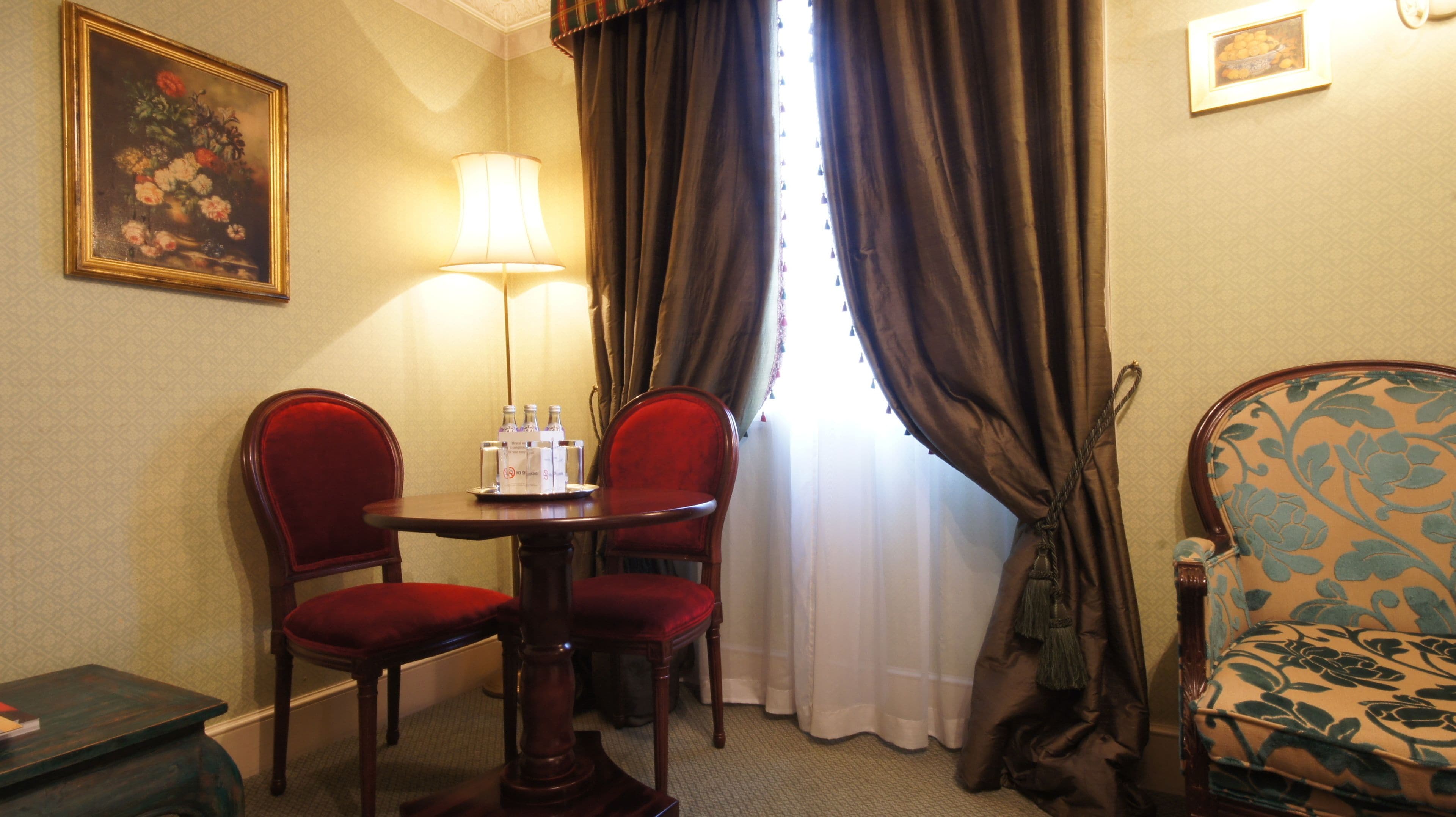 one bedroom suite | living area | 32-inch tv with cable channels