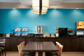 Free daily self-serve breakfast