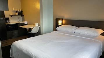 Free WiFi, bed sheets