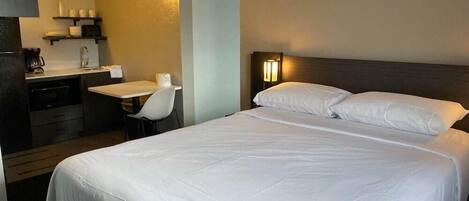 Free WiFi, bed sheets