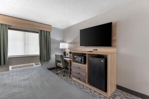 Standard Room, 1 King Bed, Accessible, Refrigerator & Microwave (Walk-in Shower)