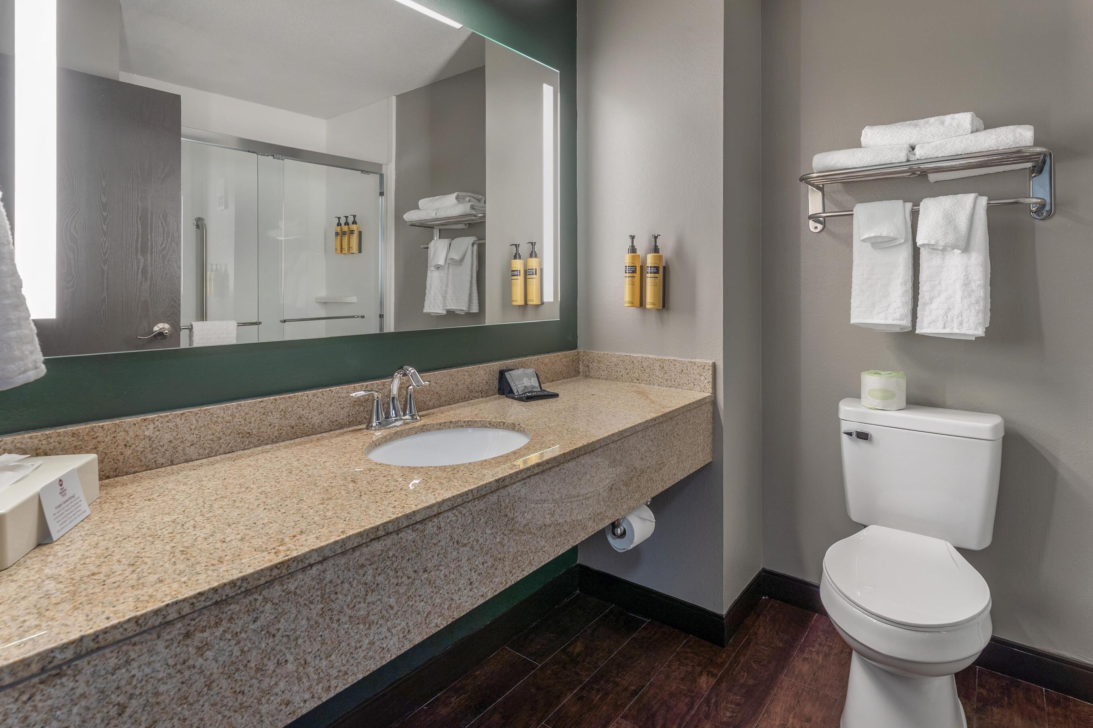 standard room, 2 double beds, non smoking, refrigerator & microwave | bathroom | deep-soaking bathtub, free toiletries, hair dryer, towels