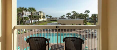 Studio, 2 Queen Beds, Balcony | View from room