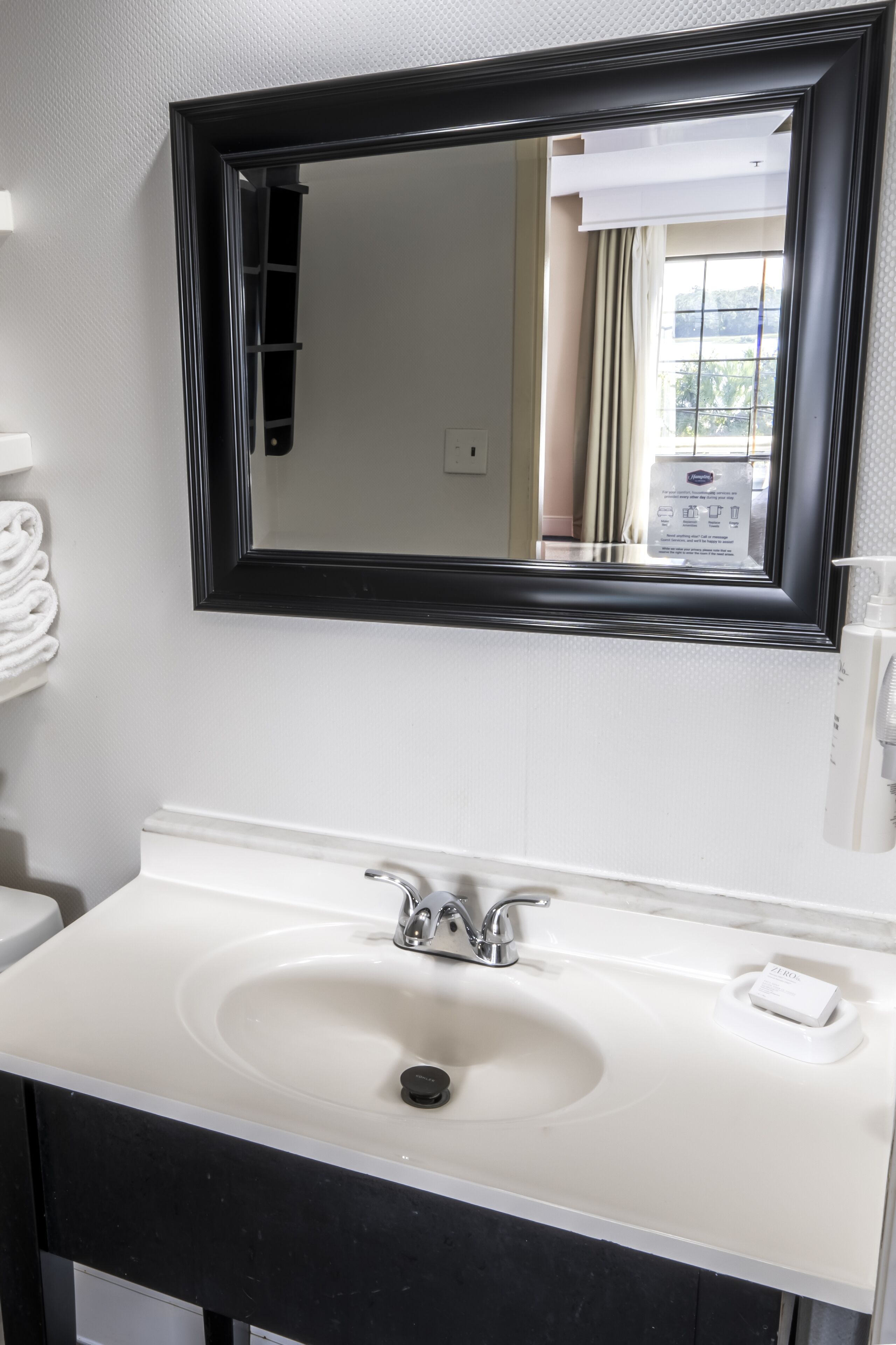 studio, one king bed, non-smoking | bathroom | free toiletries, hair dryer, towels