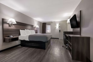 Blackout curtains, soundproofing, free WiFi, bed sheets