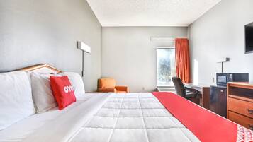 Desk, iron/ironing board, free WiFi, bed sheets