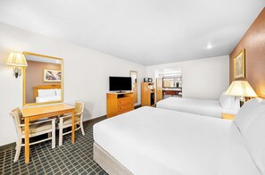 Standard Room, 2 Queen Beds, Non Smoking, Refrigerator & Microwave
