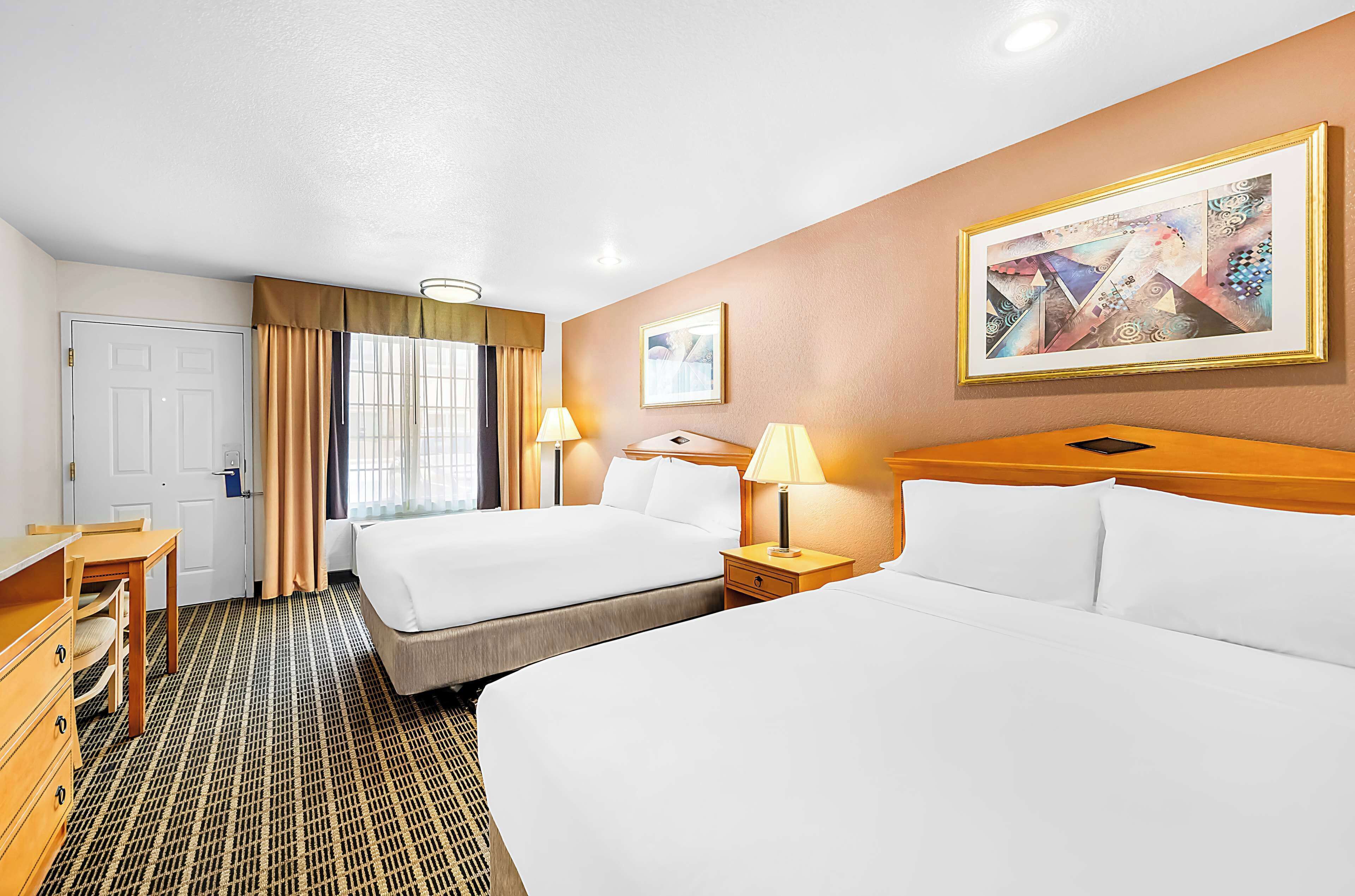 standard room, 2 double beds, accessible, refrigerator & microwave | 1 bedroom, egyptian cotton sheets, premium bedding, in-room safe