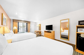 Standard Room, 2 Queen Beds, Non Smoking, Refrigerator & Microwave