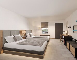 Habitación Deluxe | Caja de seguridad en la habitación y escritorio 