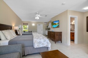 Deluxe Room (Efficiency) | Iron/ironing board, cribs/infant beds, rollaway beds, free WiFi