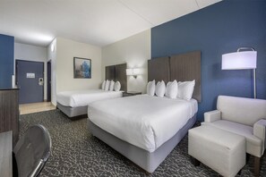 Standard Room, 2 Queen Beds, Non Smoking | Desk, laptop workspace, iron/ironing board, free WiFi - Best Western Bolingbrook Hotel (Bolingbrook)