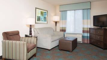 Suite, Dua Tempat Tidur Double, Dilarang Rokok | Meja kerja, tirai kedap cahaya, dan setrika/meja setrika