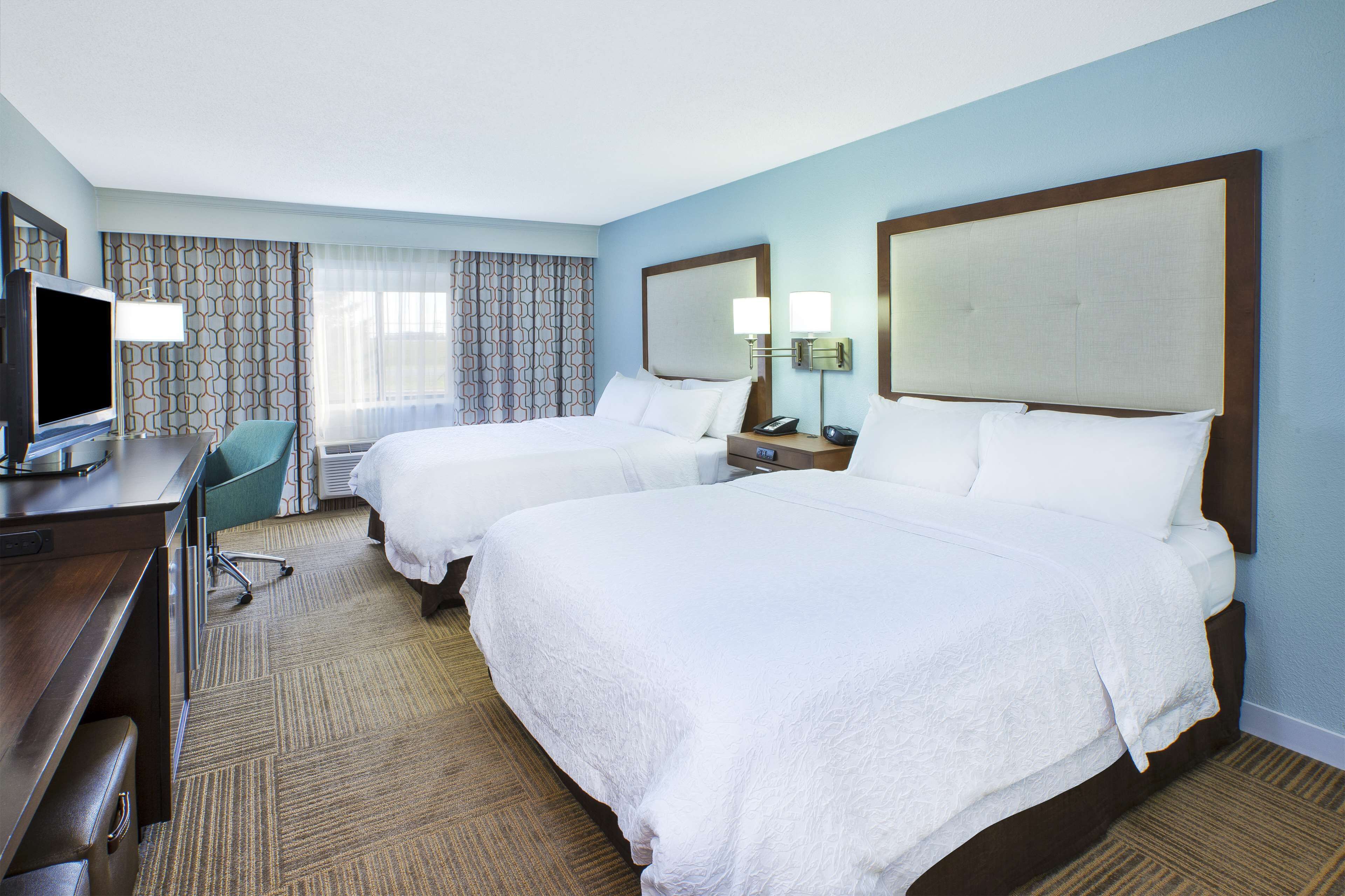 hypo-allergenic bedding, in-room safe, iron/ironing board