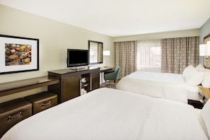Hypo-allergenic bedding, in-room safe, iron/ironing board