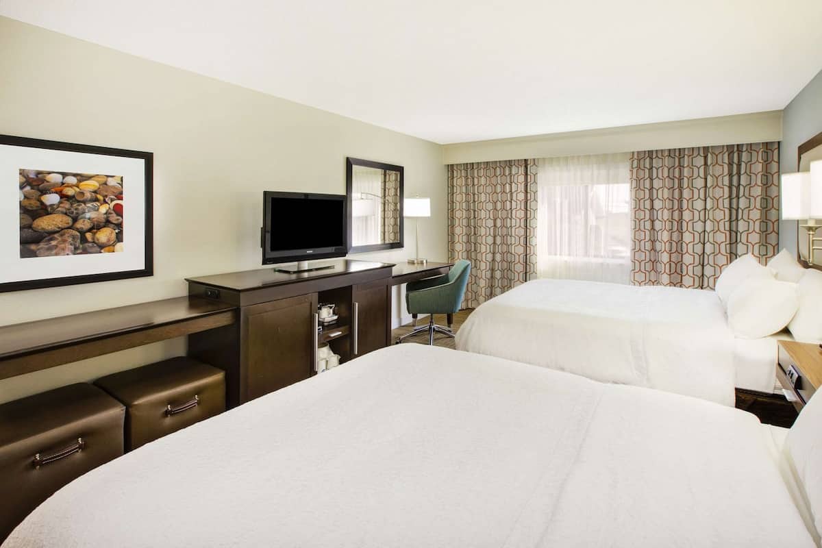 Hypo-allergenic bedding, in-room safe, iron/ironing board