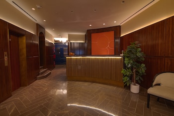 Reception area at The Iroquois New York