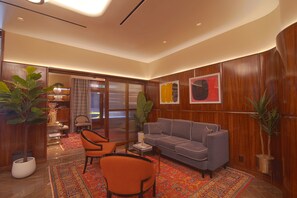 Sitteområde i lobbyen