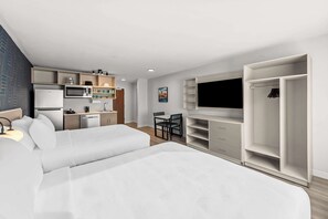 Suite, 2 Queen-Betten, Nichtraucher | Bettwäsche aus ägyptischer Baumwolle, hochwertige Bettwaren