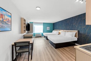 Suite, 2 Queen Beds, Non Smoking | Egyptian cotton sheets, premium bedding, down comforters, pillowtop beds - MainStay Suites Columbus North – Worthington (Columbus)