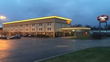 Front of property – evening/night