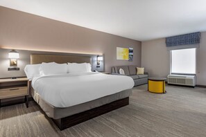 In-room safe, desk, laptop workspace, blackout curtains