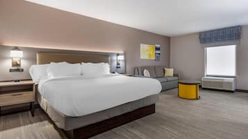 In-room safe, desk, laptop workspace, blackout drapes