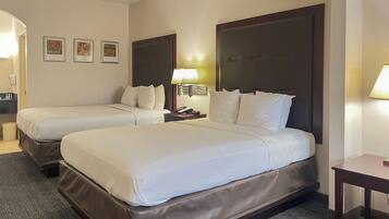 Pillow-top beds, in-room safe, blackout curtains, iron/ironing board