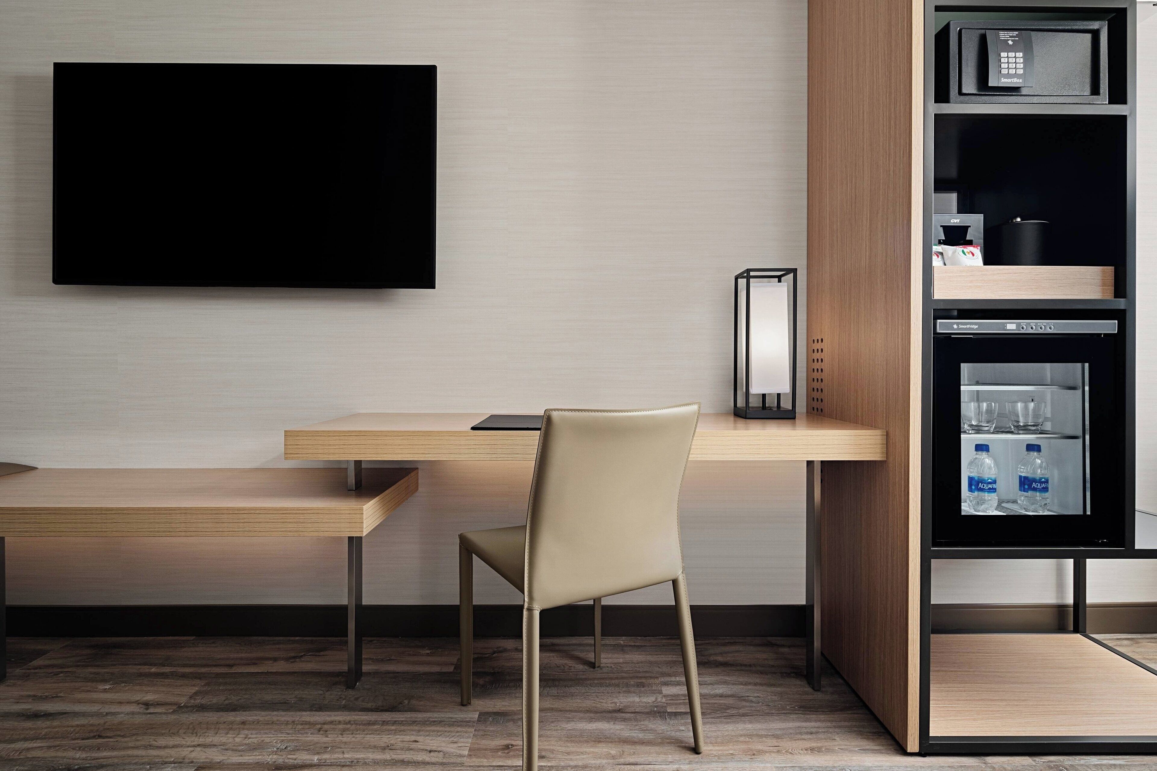 premium bedding, in-room safe, desk, blackout curtains