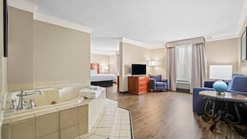 Suite Deluxe, 1 cama de matrimonio grande, no fumadores | Caja fuerte, cunas gratuitas, camas supletorias y wifi gratis