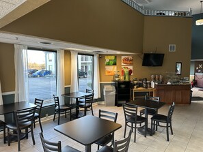 Kontinental frokost er inkludert hver dag