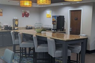 Free daily on-the-go breakfast