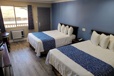 Standard Room, 2 Queen Beds | Desk, laptop workspace, iron/ironing board, free cribs/infant beds