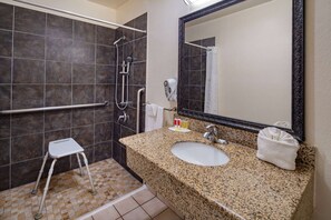 Accessible bathroom - Super 8 by Wyndham San Diego Hotel Circle (San Diego)