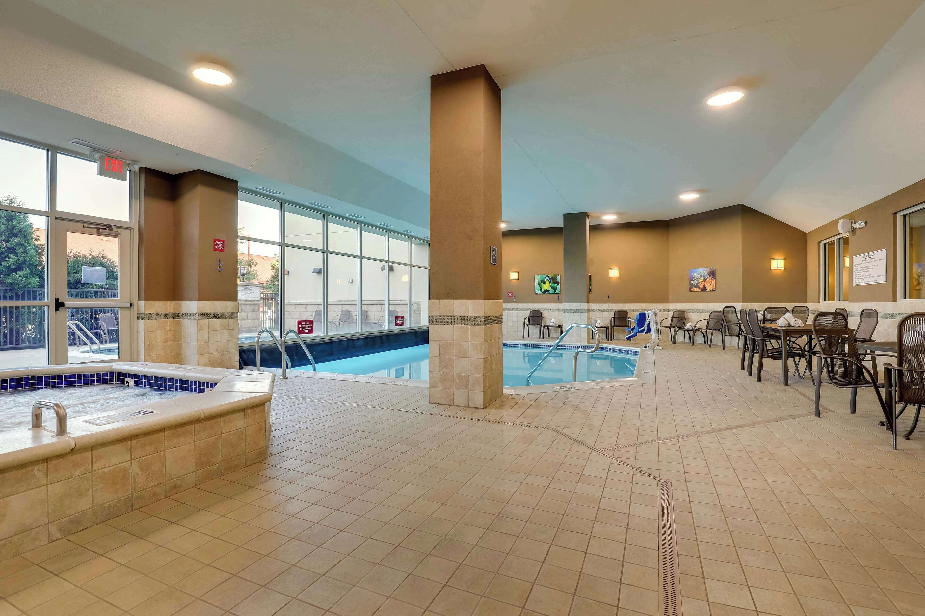 indoor pool, outdoor pool