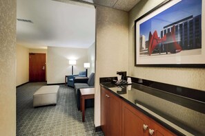 Desk, laptop workspace, blackout drapes, iron/ironing board - Drury Inn & Suites Grand Rapids (Grand Rapids)