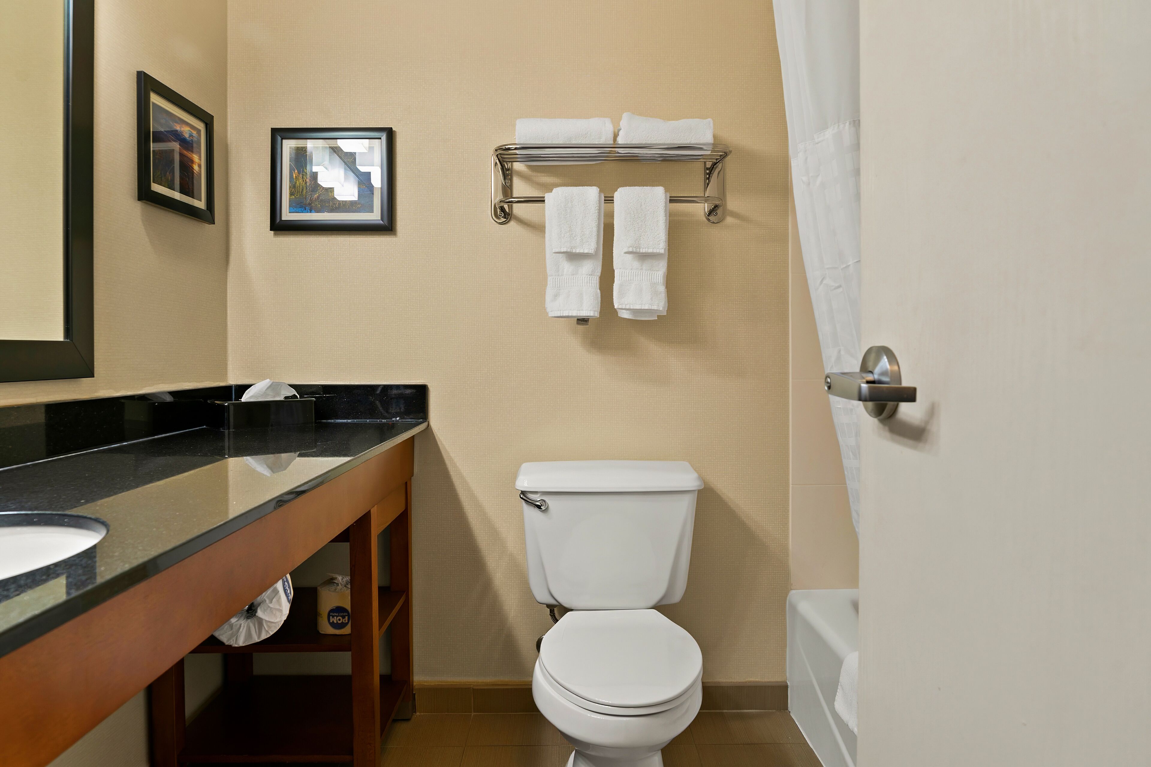 suite, multiple beds, accessible, non smoking | bathroom | combined shower/bathtub, free toiletries, hair dryer, towels