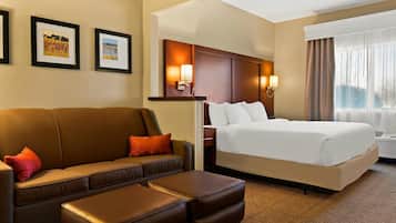 Individually decorated, individually furnished, desk, iron/ironing board