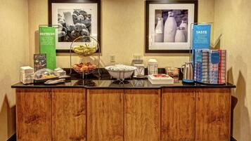 Free daily buffet breakfast