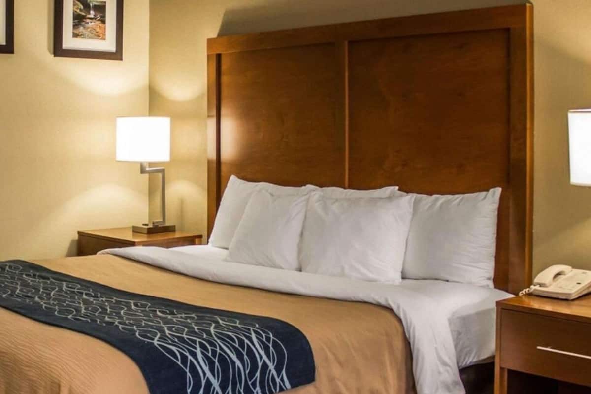 Blackout drapes, iron/ironing board, free cribs/infant beds, free WiFi
