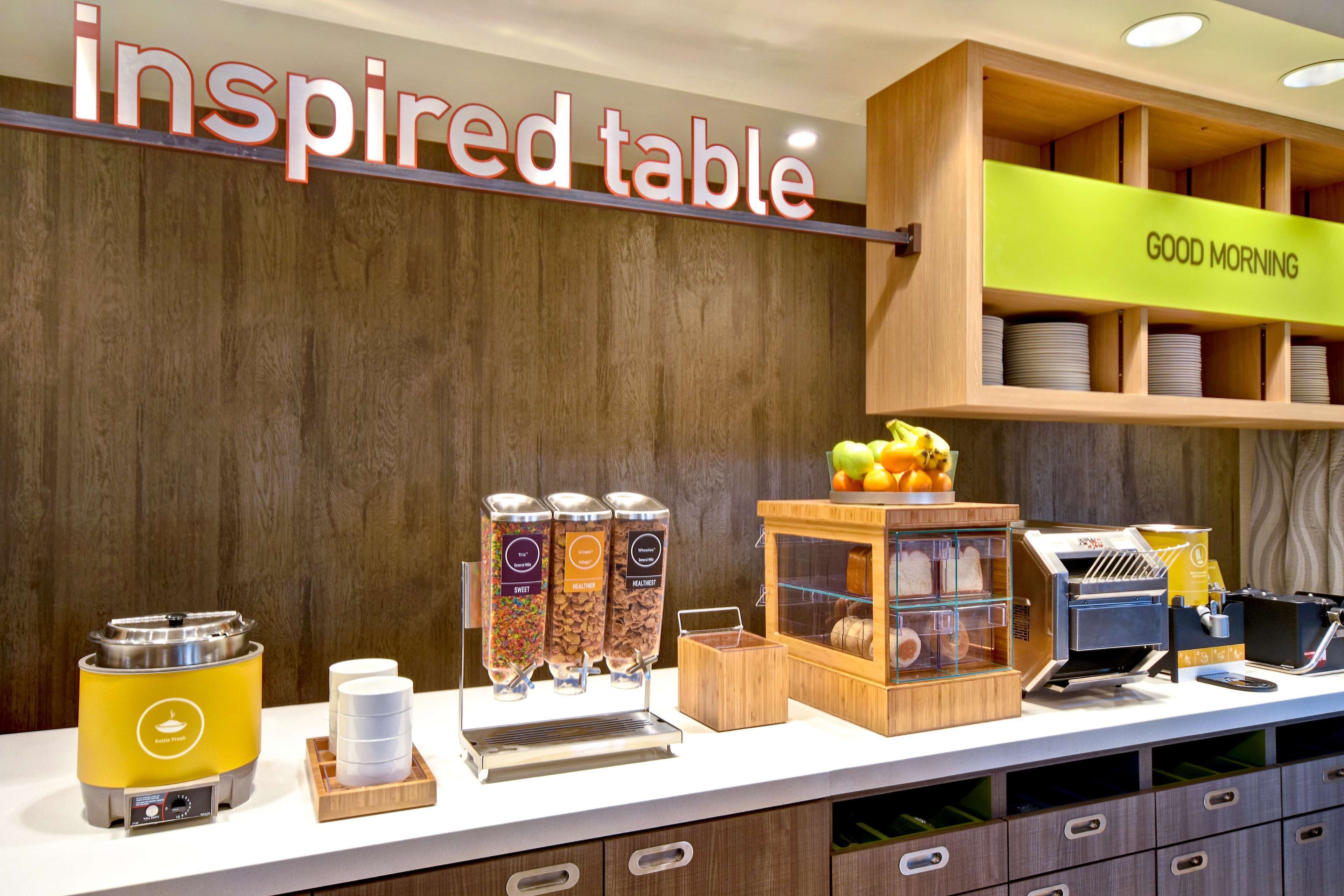 Free daily buffet breakfast