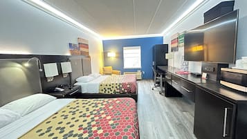 1 slaapkamer, een bureau, verduisterende gordijnen, babybedden (toeslag)