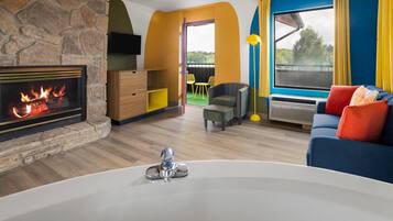 Suite, 2 camas de matrimonio, no fumadores | Bañera de hidromasaje