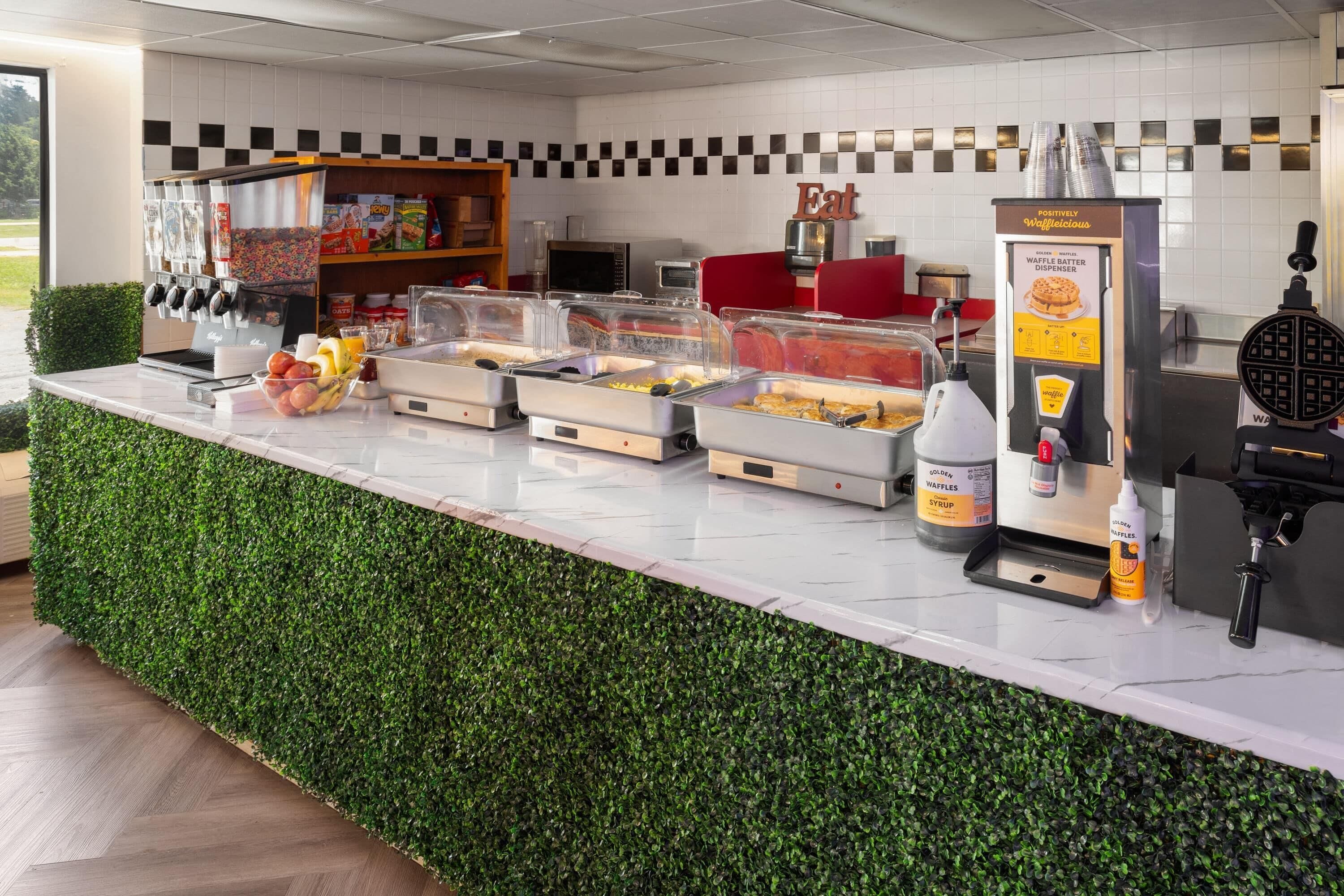 Free daily on-the-go breakfast