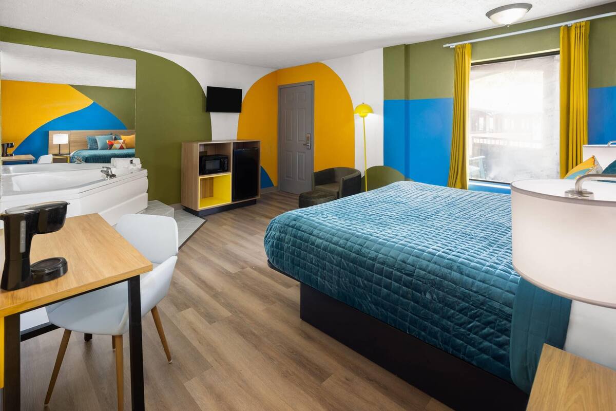Deluxe kamer, 1 kingsize bed, niet-roken | Bubbelbad