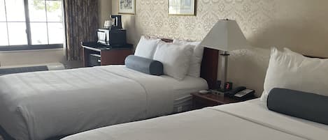 Egyptian cotton sheets, premium bedding, desk, laptop workspace
