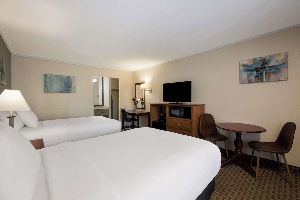 Egyptian cotton sheets, premium bedding, desk, laptop workspace