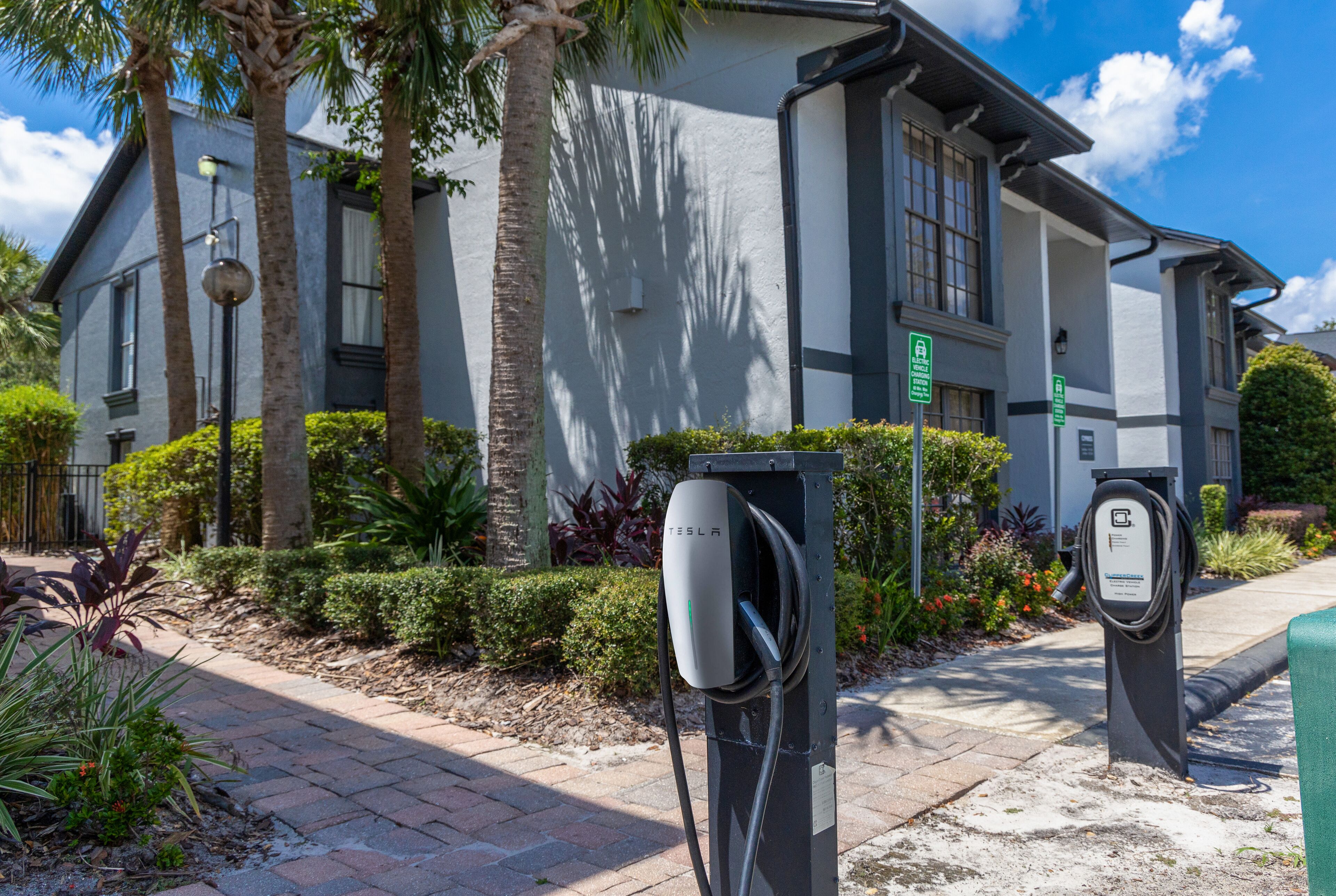 electric vehicle-charging station